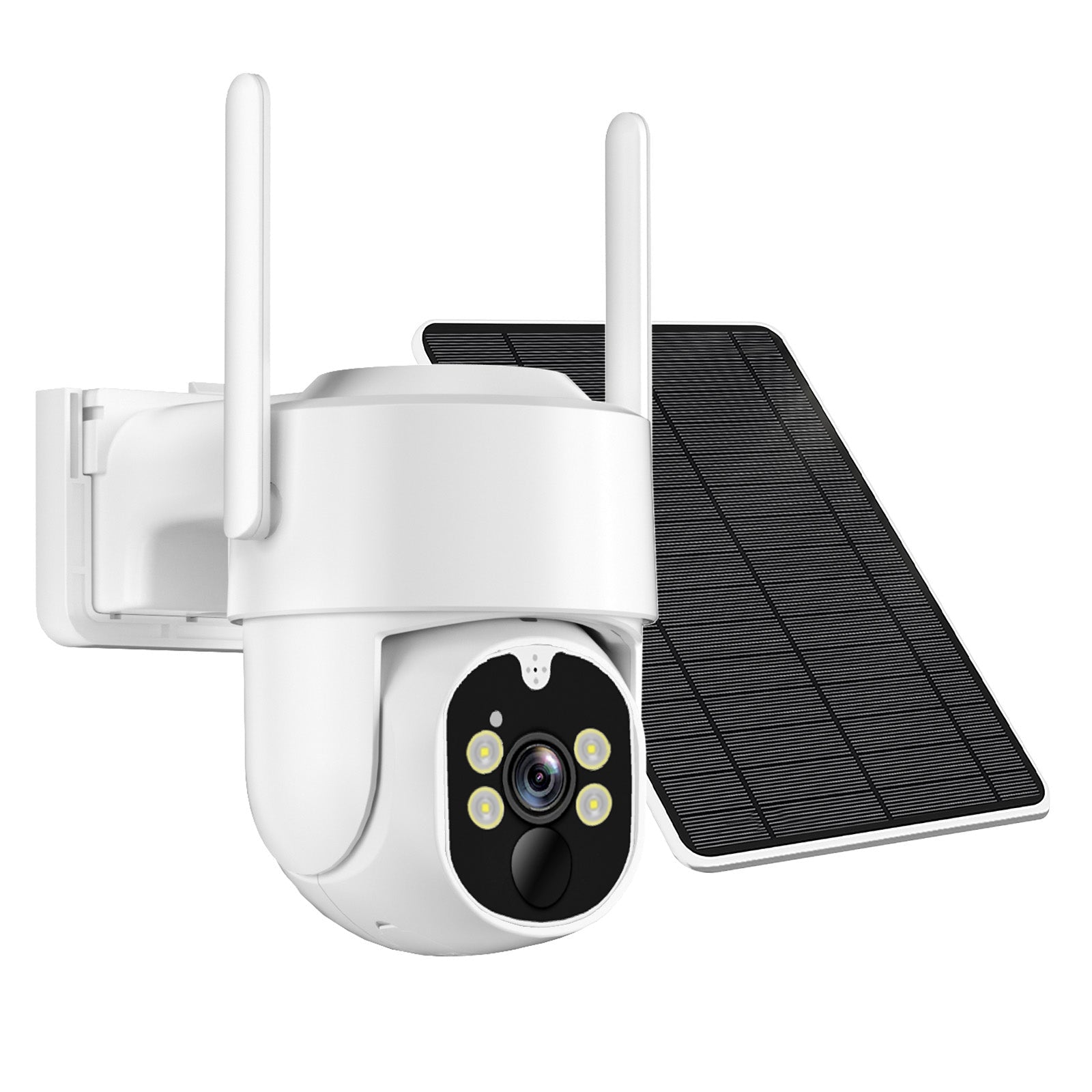 4G LTE Solar Camera - No Wi-Fi Network Needed, 3-Megapixel Ultra-Clarity, 360° Panoramic Pan-Tilt + Intelligent Detection, Automatic Tracking + Full-Color Night Vision, Ideal for Villa Estates/Ranches/Farms - Outdoor Waterproof Camera